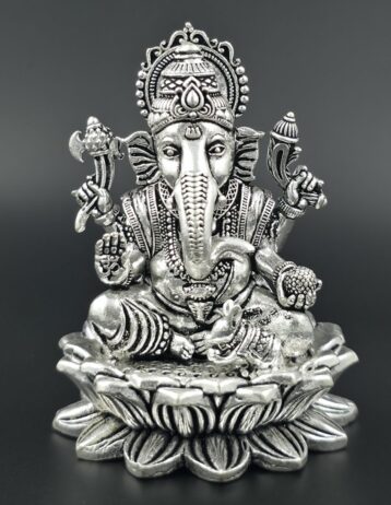 Buy 92.5 silver Ganesh Ji idol online – Gopal Ji The Silver Tech