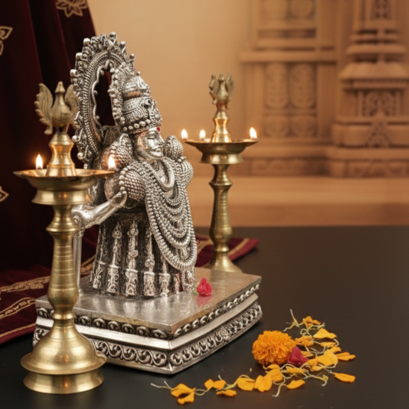 Shree Khatu Shyam Baba Silver Idol